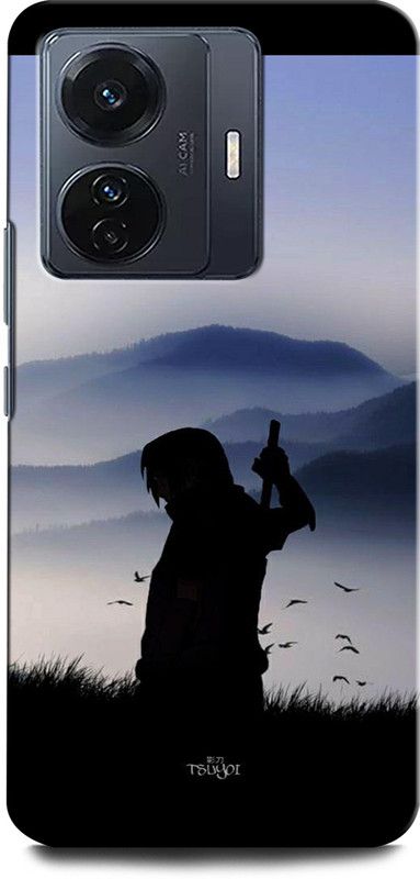 GRAFIQE Back Cover for Vivo T1 Pro 5G ITACHI UCHIHA, GIRL, ANIMATION, ANIME, CARTOON  (Multicolor, Shock Proof, Pack of: 1)