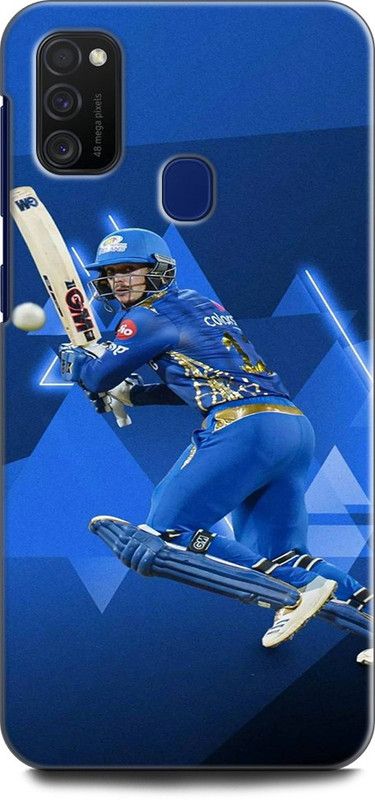 Afterglow Back Cover for SAMSUNG Galaxy M30s QUINTON DECOCK, DECOCK, MUMBAI INDIANS, IPL, CRICKET, CRICKET KHILADI  (Multicolor, Shock Proof, Pack of: 1)