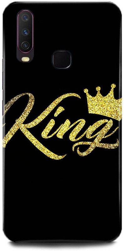 play fast Back Cover for Vivo Y15/1901 KING PRINTED  (Multicolor, Hard Case, Pack of: 1)