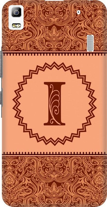 Coberta Case Back Cover for Lenovo K3 Note Back Cover Alphabet I Design Back Case For Lenovo K3 Note By Coberta  (Multicolor, Pack of: 1)