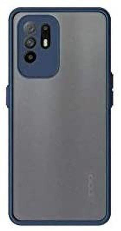 ASMANTIC Back Cover for Oppo F19 Pro Plus  (Blue, Pack of: 1)