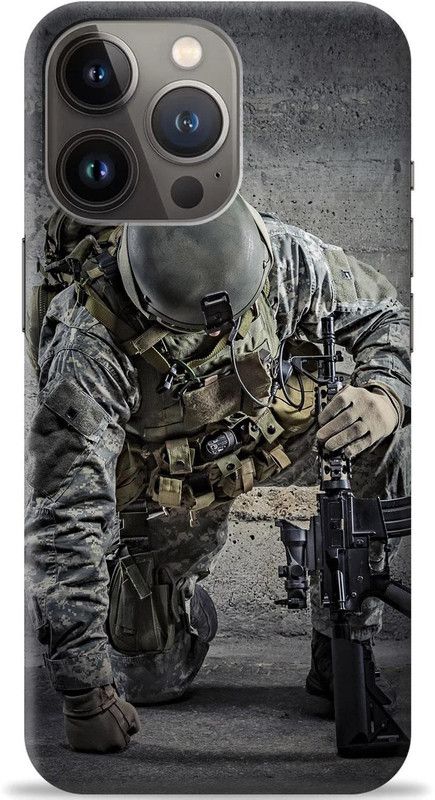 Loffar Back Cover for Apple iPhone 13 Pro  (Grey, Shock Proof, Pack of: 1)