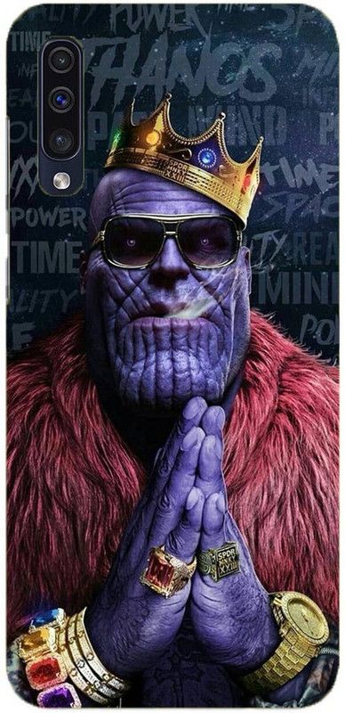 NDCOM Back Cover for Samsung Galaxy A50s Avengers End Game Thanos Printed  (Multicolor, Hard Case, Pack of: 1)