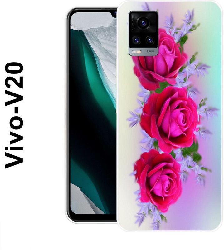 Sswastik Back Cover for Vivo V20  (Multicolor, Silicon)
