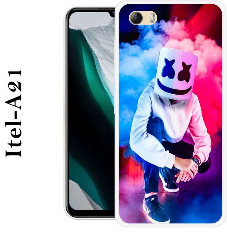 JATLAND Back Cover for Itel A21  (Multicolor, Silicon)