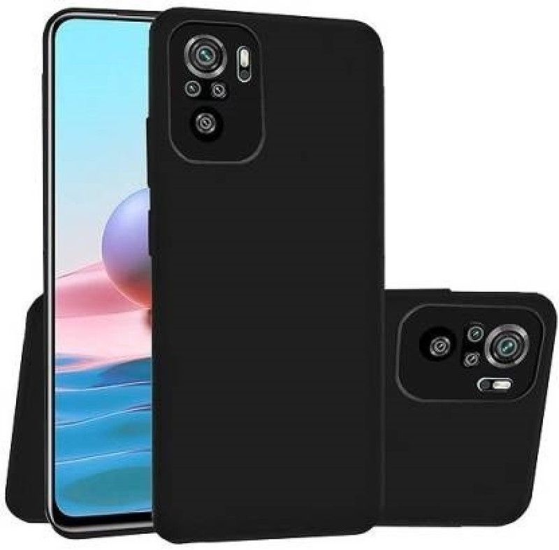 sadgatih Back Cover for Redmi Note 10S, Xiaomi Redmi Note 10S  (Black, Shock Proof, Silicon)