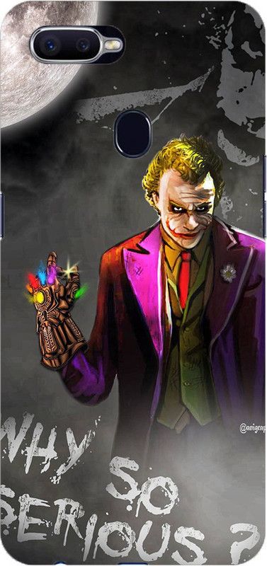 NDCOM Back Cover for OPPO F9 Pro Avengers End Game Joker With Gauntlet Printed  (Multicolor, Hard Case, Pack of: 1)