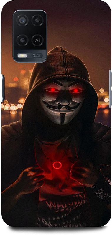 JUGGA Back Cover for OPPO A54, CPH2239, JOKER, ANONYMOUS, BLADE, HACKER, MASK  (Black, Hard Case, Pack of: 1)