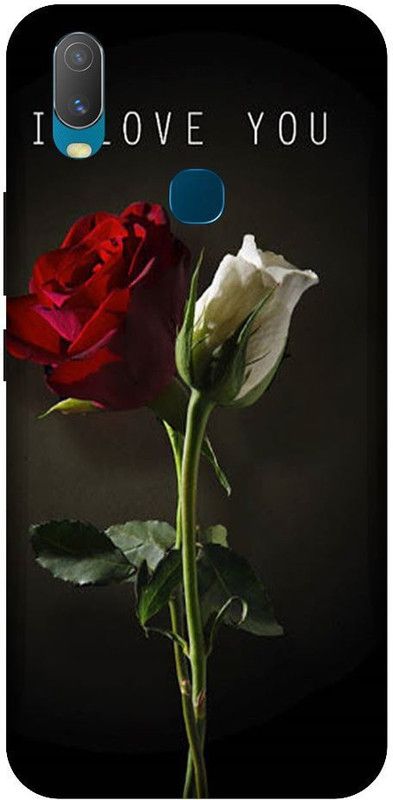 URCHIN Back Cover for Vivo Y17 Roses, I love you, Love, Heart, Flowers  (Multicolor, Shock Proof, Pack of: 1)