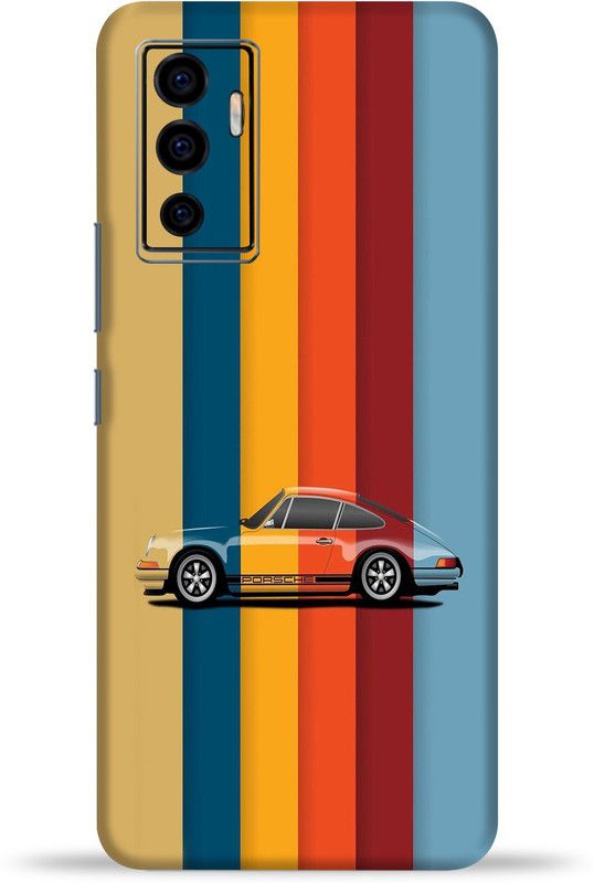gizmo Vivo V23e 5G Mobile Skin  (Magic Car multicolor skin with ultra matte finish)