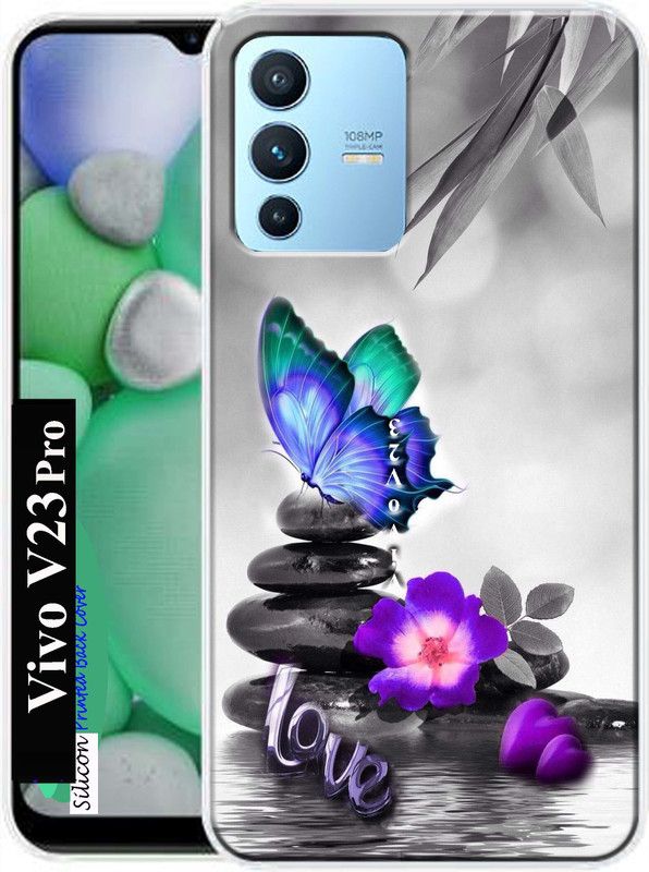 LUCASTENN Back Cover for Vivo V23Pro / Vivo V23 Pro Back Cover  (Multicolor, Dual Protection, Silicon, Pack of: 1)