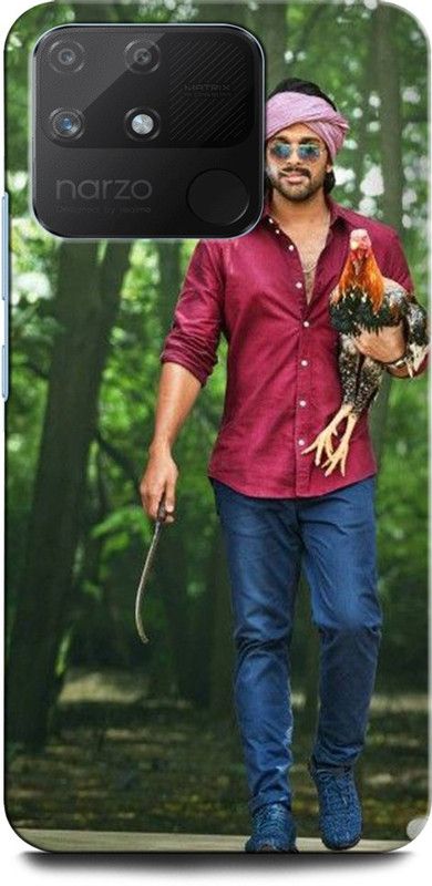 INTELLIZE Back Cover for Realme Narzo 50A ALLUARJUN, STYLISHSTAR, DJ, SURYATHESOLDIER, ALLU  (Multicolor, Hard Case, Pack of: 1)