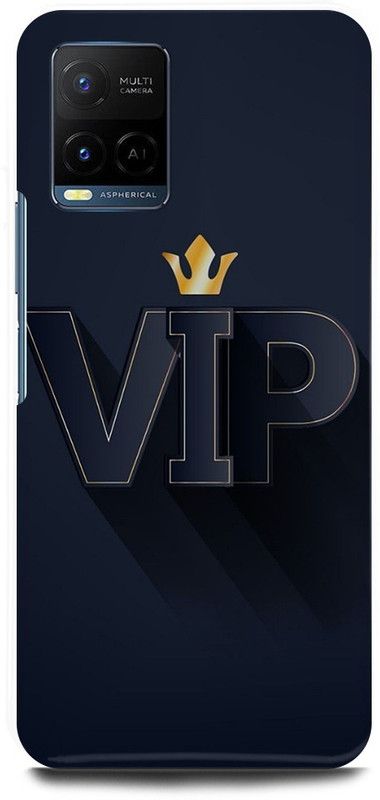 FIKORA Back Cover for Vivo Y33s, V2109, VIP  (Black, Hard Case, Pack of: 1)