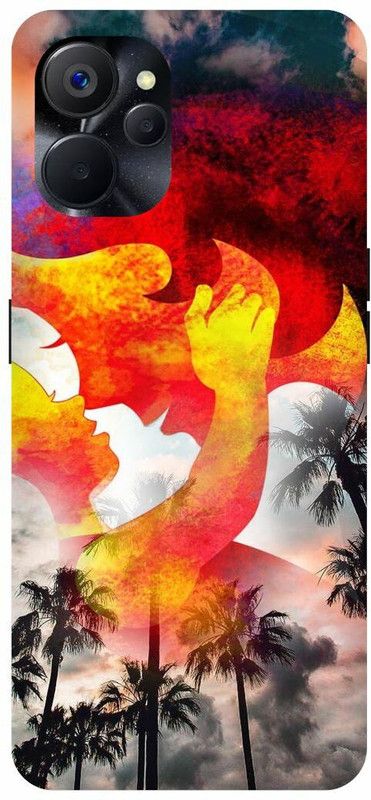 PICHKU Back Cover for REALME 9i 5G- RMX3612-DAD,MOM,PAA,PAPA,LIFE,LINE,LOVE,BAAPU,AMMI,MUMMY,MAA,MOTHER,FATHER  (Orange, Hard Case, Pack of: 1)