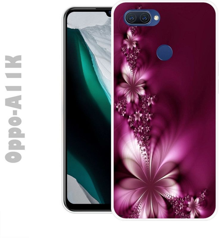 CellWorld Back Cover for Oppo A11K  (Pink, Grip Case, Silicon)