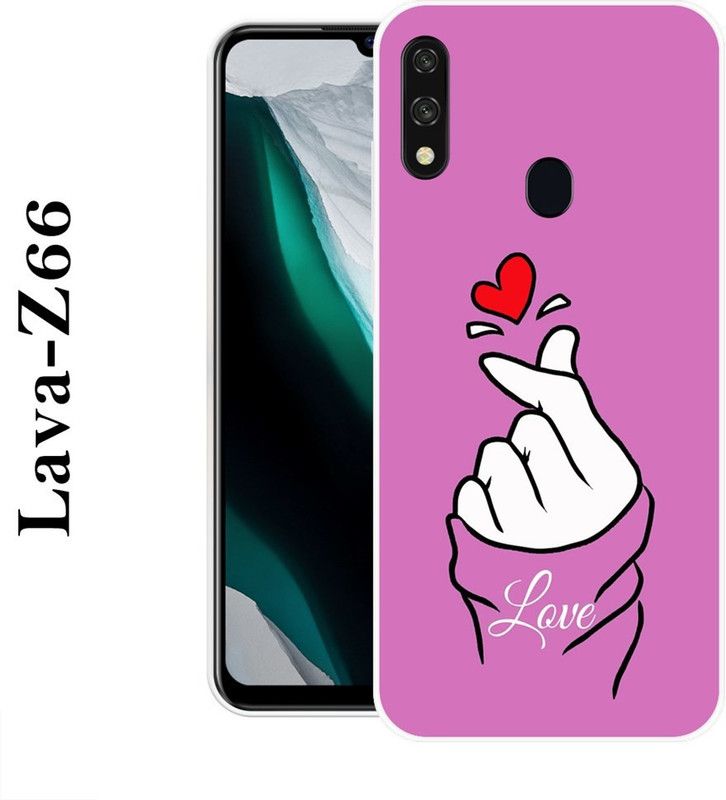 REALKING Back Cover for Lava Z66  (Multicolor, Silicon)