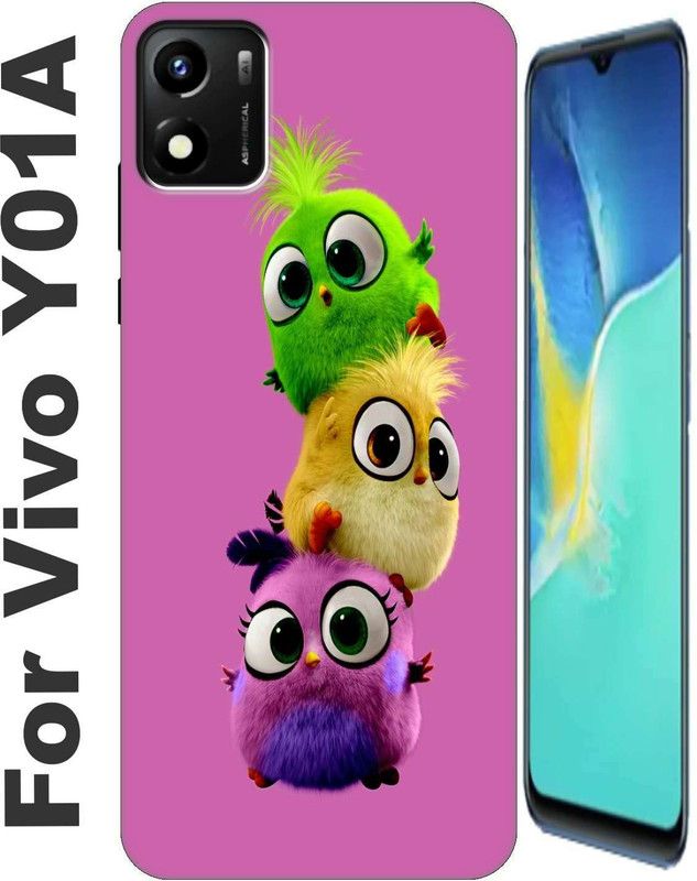 RDcon Back Cover for Vivo Y01A 2825  (Brown, Dual Protection, Silicon, Pack of: 1)
