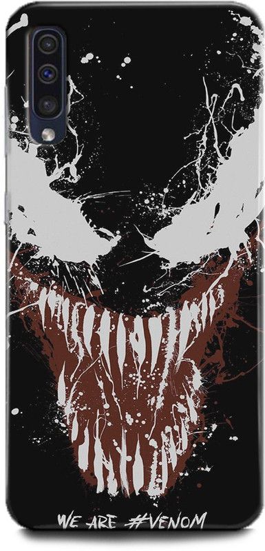 INDICRAFT Back Cover for Samsung Galaxy A50s, venom, Printed  (Multicolor, Shock Proof)