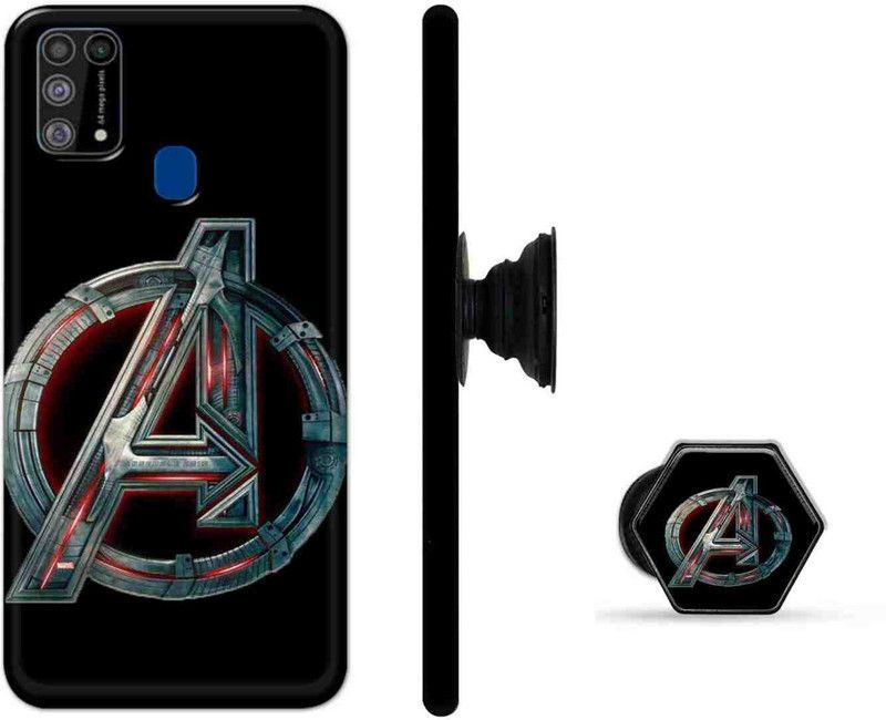 Deltavo Back Cover for Samsung Galaxy M31, Samsung Galaxy M30s, Samsung Galaxy F41, Samsung Galaxy M21  (Black, Silver, Pack of: 2)