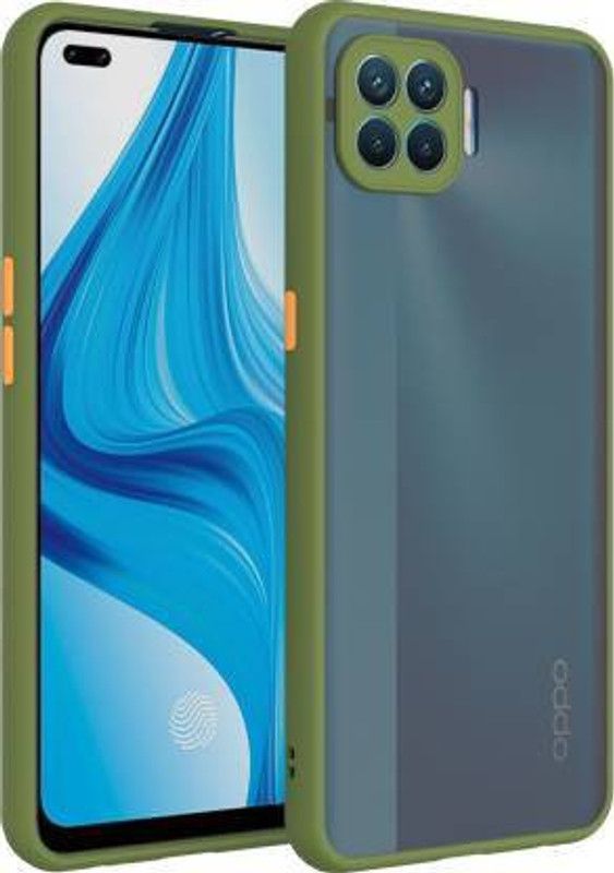Godric Back Cover for Oppo F17 Pro  (Green, Camera Bump Protector, Pack of: 1)