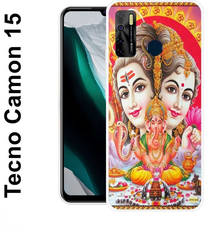 KUDI Back Cover for Tecno Camon 15, Tecno Spark 5, ecno Spark 5 Pro  (Multicolor, Silicon)