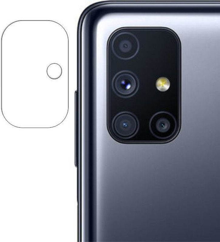 ZINJURIKI Back Camera Lens Glass Protector for samsung galaxy m51  (Pack of: 1)