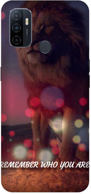 UMPRINT Back Cover for Oppo A33/Oppo CPH2137 Lion King Motivational Printed Back Cover  (Multicolor, Hard Case, Pack of: 1)