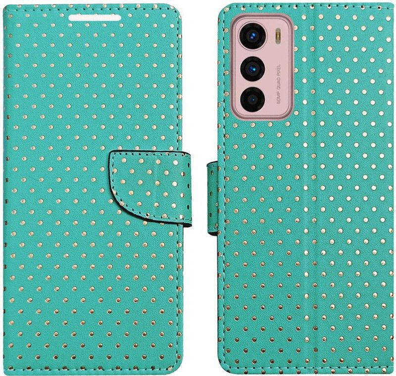 MyFlips Flip Cover for Motorola G42  (Green, Magnetic Case, Pack of: 1)