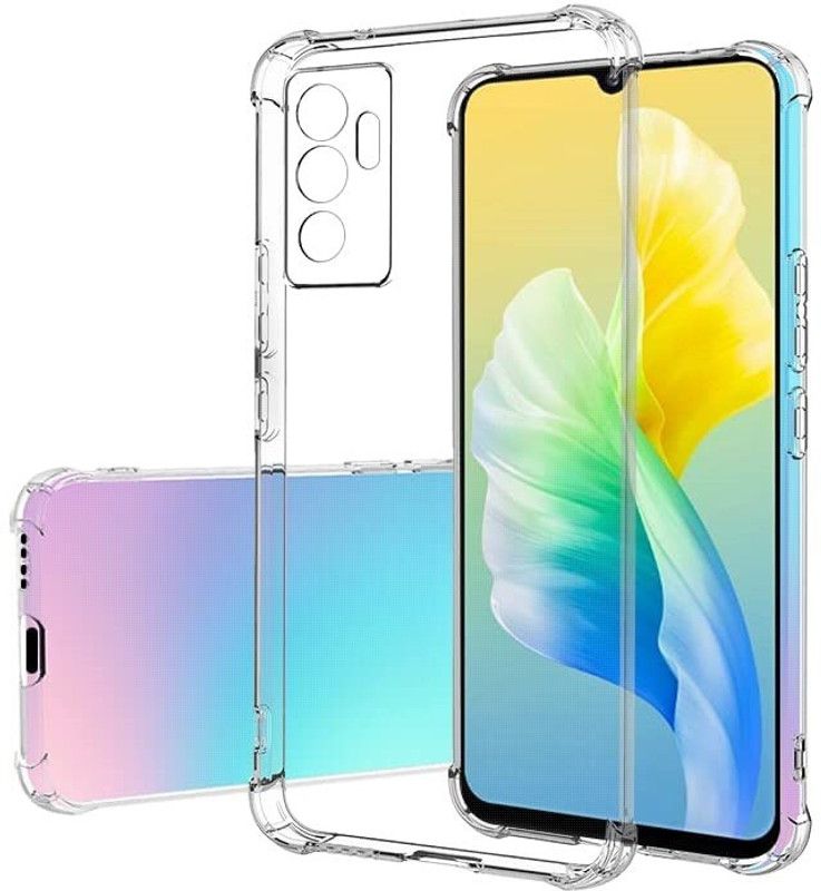 INFINITYWORLD Back Cover for vivo V23e 5G  (Transparent, Shock Proof, Silicon, Pack of: 1)
