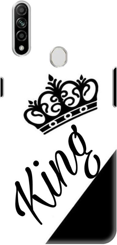 NDCOM Back Cover for OPPO A31 King Crown Trendy Printed  (Multicolor, Hard Case, Pack of: 1)
