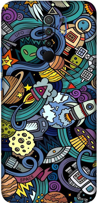 BUGGU POCO M2, poco m2 Mobile Skin  (Ultra Super Rocket Missile Skin With High Matte Finish., Mobile Skin (Back+Side+Camera))