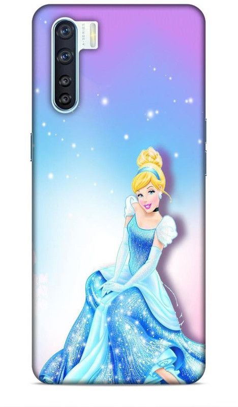 Printabulous Back Cover for Oppo F15  (Blue, Purple)