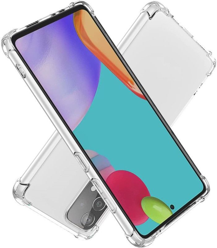 CELLCAMPUS Flip Cover for Samsung A72 5G, Galaxy A72 5G  (Transparent, White, Grip Case, Pack of: 1)