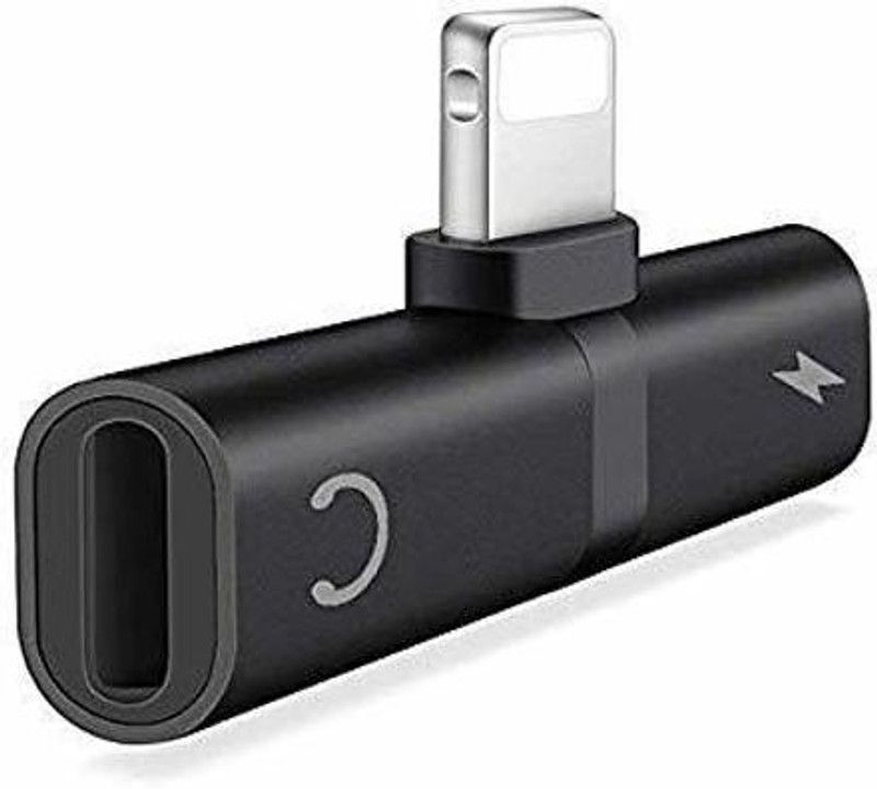 Gadget Zone Multicolor Earphone Connector & Charging Splitter 01 Phone Converter  (ios)