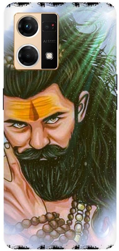 THE NARAYANA COLLECTIONS Back Cover for OPPO RENO 7- CPH2363-AGHORI,SHIV,JI,PARSHURAM,BHOLENATH  (Multicolor, Hard Case, Pack of: 1)