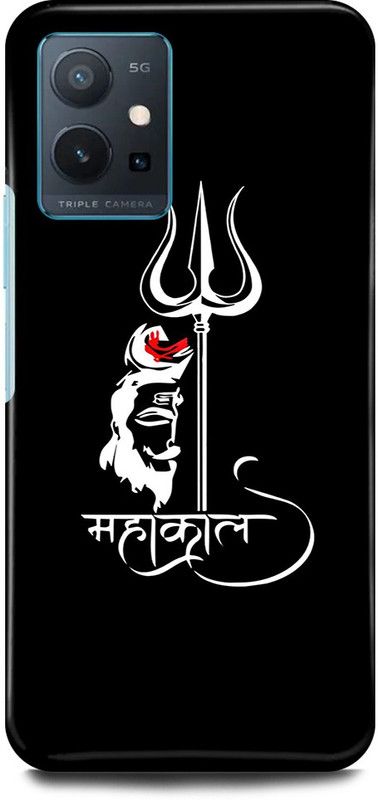 play fast Back Cover for Vivo y75 5G, V2142 SHIV, SHIV, JI, MAHADEV, MAHAKAL, AGHORI  (Black, Hard Case, Pack of: 1)