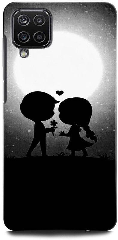 ORBIQE Back Cover for SAMSUNG Galaxy F22 GIRL BOY LOVE, ANIME, ROSE, MOON, COUPLE, SWEET COUPLE  (Multicolor, Hard Case, Pack of: 1)
