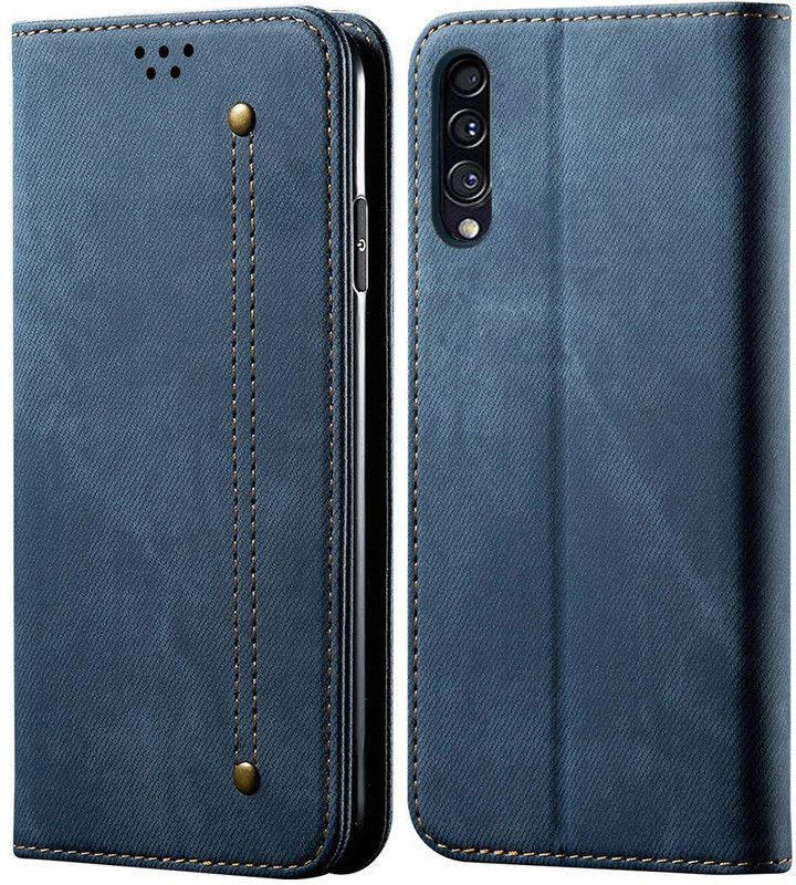 Pirum Wallet Case Cover for Samsung Galaxy A30S / Galaxy A50 / Galaxy A50s  (Blue, Magnetic Case, Pack of: 1)