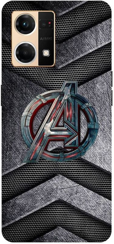 THE NARAYANA COLLECTIONS Back Cover for OPPO RENO 7- CPH2363-AVENGERS,SUIT,NAME,LATTER,A  (Multicolor, Hard Case, Pack of: 1)