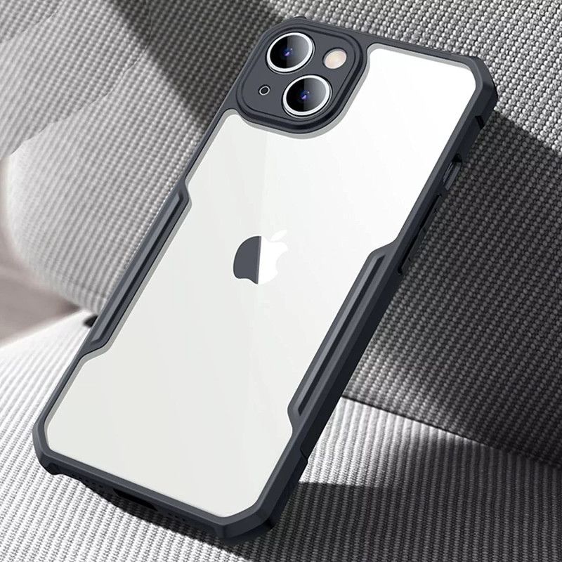 Creativo Back Cover for APPLE IPHONE 13 (Black, Transparent Camera Bump Protector )  (Black, Silicon, Pack of: 1)