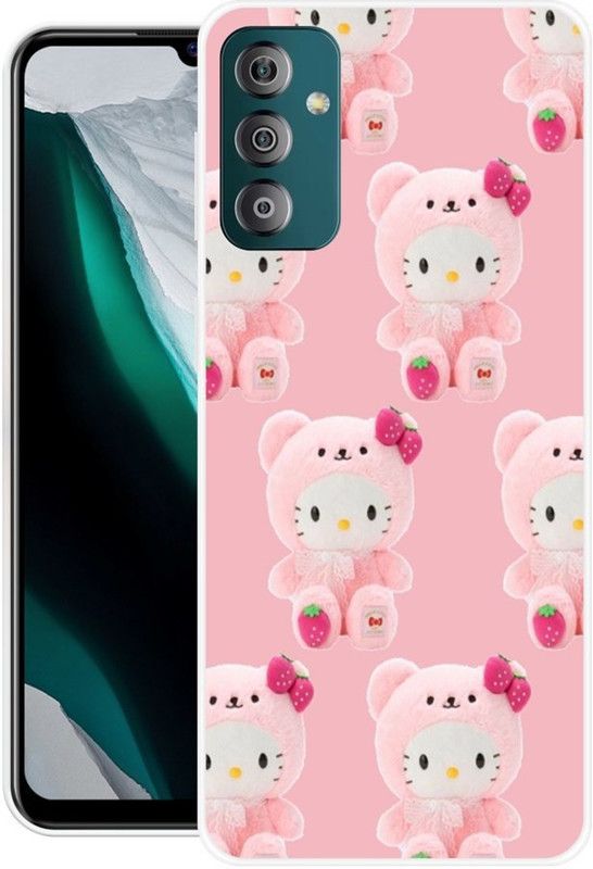 Sswastik Back Cover for Samsung Galaxy F23, Samsung F23  (Pink, White, Silicon)