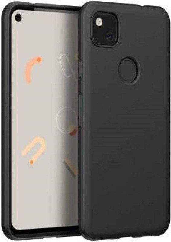 MobiWay Back Cover for Google Pixel 4a  (Black, Grip Case)
