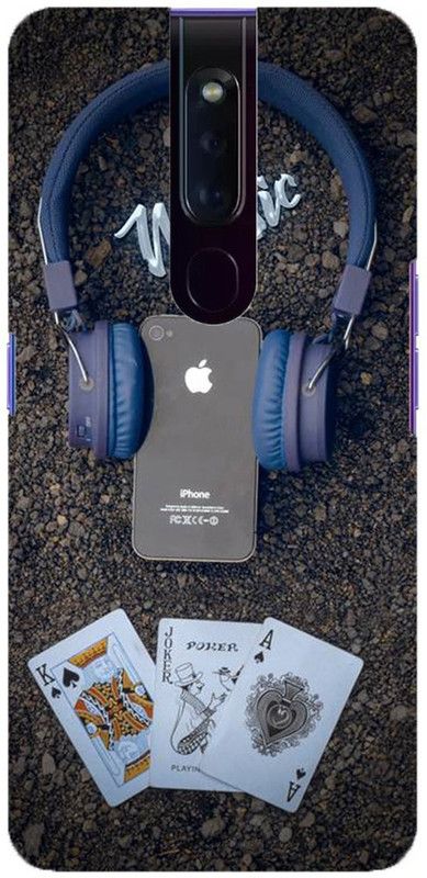 NDCOM Back Cover for OPPO F11 Pro Music Printed  (Multicolor, Hard Case, Pack of: 1)