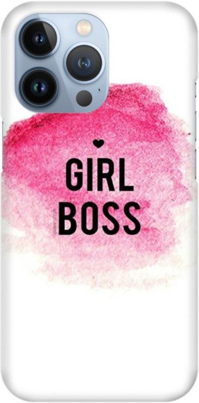 COBIERTAS Back Cover for Apple iPhone 13 Pro  (White, Pink, Hard Case)