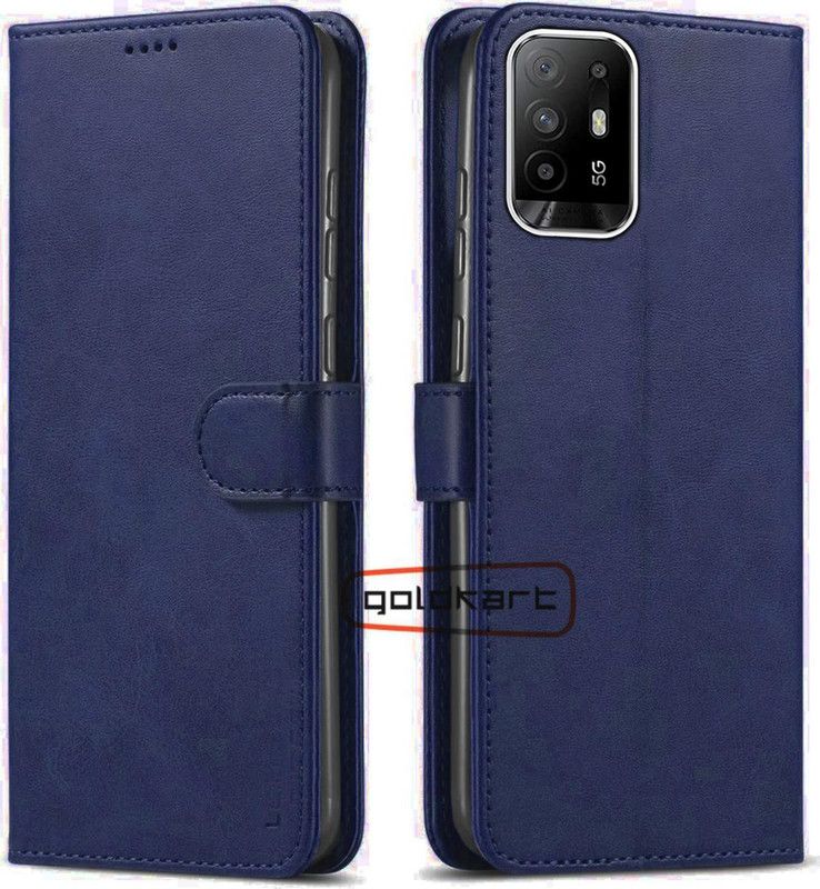 GoldKart Back Cover for Oppo F19 Pro Plus  (Blue, Dual Protection, Pack of: 1)