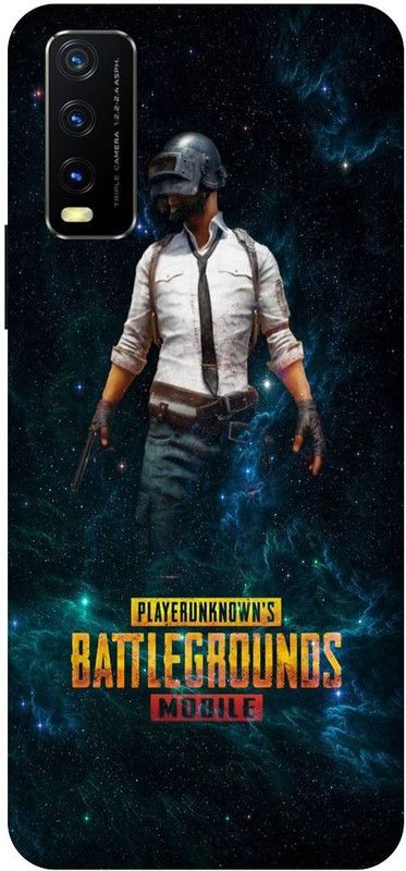 Bluvver Back Cover for Vivo Y12s, V2033, Printed Pubg Game Printed Back Cover  (Multicolor, Hard Case, Pack of: 1)