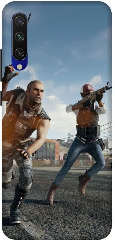 SSMORYA Back Cover for Redmi Mi A3 PUBG Printed Back Cover  (Multicolor, Waterproof, Pack of: 1)
