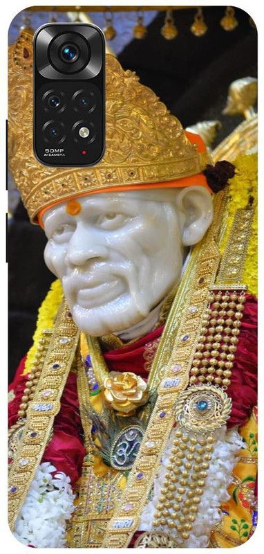 THE NARAYANA COLLECTIONS Back Cover for REDMI NOTE 11s-JAI,SAI,RAM,SHIRDI,SAI,BABA,SAI,NATH  (Multicolor, Hard Case, Pack of: 1)