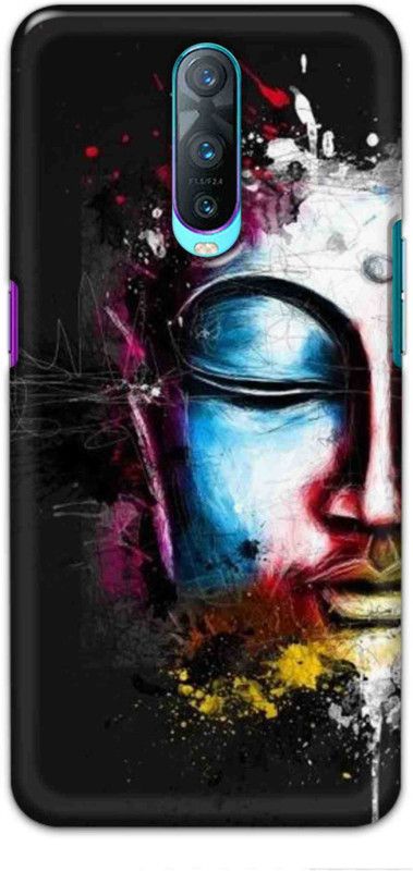 NDCOM Back Cover for Oppo R17 Pro Lord Budha Face Printed  (Multicolor, Hard Case, Pack of: 1)