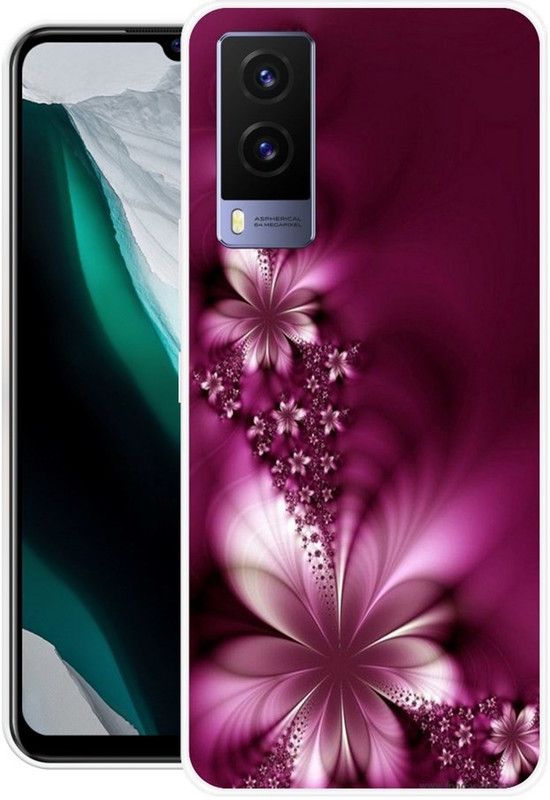 BLUEZAP Back Cover for Vivo V21e  (Multicolor, Grip Case, Silicon, Pack of: 1)